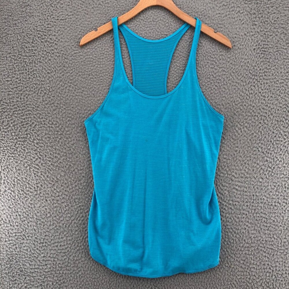lululemon athletica Women's Teal Racerback Tank Top